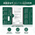 NUTRALIVER Detox Tea for Liver Cleansing with Milk Thistle, Turmeric & Fennel, 20 Tea Bags