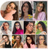 Cyxus TR90 Cat Eye Women Eyewear Frames - Round Stylish Retro Metal Blue Light Glasses, UV Blocking
