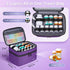 Mancro Dual Layers Pill Bottle Organizer Bag, Medicine Pill Organizer Bag with Lockable Zipper, Medicine Travel Bag