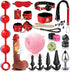 jzqcsping 20pcs Anal Plug Adult Sex Toys,BDSM Bondage Sex Restraints Set with Dildo