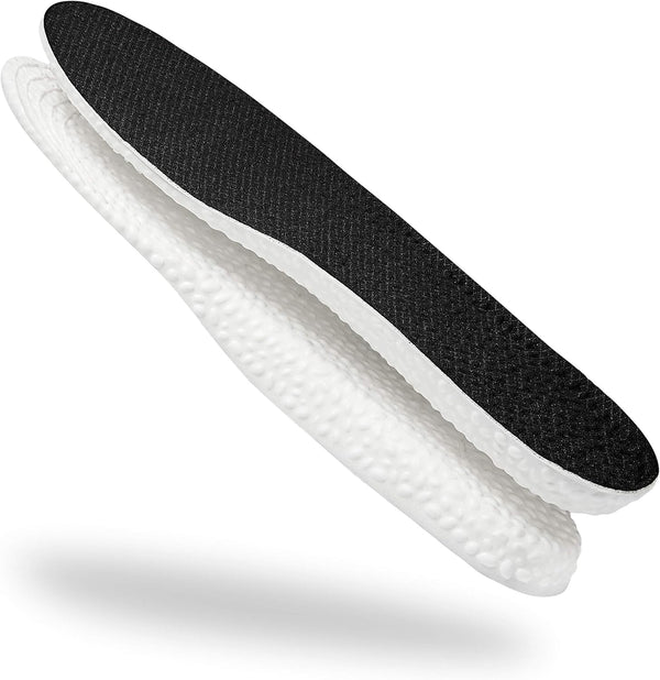 Comfort Starter Insoles, All Day Support to Relieve Foot Pain (Midnight Black, US 7-13)