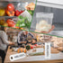 MBLABEL 10" 14" 2 (800 X Clear Plastic Produce Bags, Rolls Food Storage Bags, Plastic Produce Bags Roll for Bread