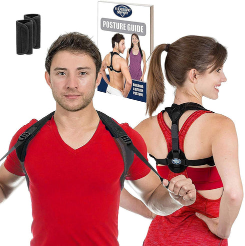 Posture Corrector for Women and Men, Adjustable Upper Back & Shoulder Brace Trainer for Slouching, X-Large