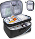 Trunab Medicine Storage Bag with Combination Lock, Lockable Pill Bottle Organizer, Travel