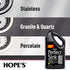 HOPE'S Perfect Sink Cleaner and Polish, Restorative, Water-Repellant, Removes Stains, Ideal for Brushed Stainless