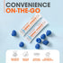 Pack 20 Packets The Genius Brand - Genius Hydrate Stick Powder Drink Mix Blue Raspberry Flavor, Natural Electrolyte