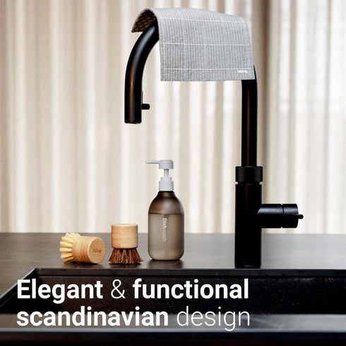 Premium Natural Swedish Dishcloth - Eco-Friendly Vegan Compostable Cleaning Sponge Cloth - 5 Pack