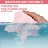 Molain 10 6 7 inch Pieces Microfiber Glasses Cleaning Cloths, Reusable Soft Lens Cleaning Cloth Pink Eyeglasses Cleaner