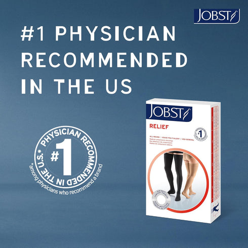 Jobst Relief Open Toe Knee Highs - 15-20mmHg, Petite BG SM