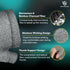 Vital Salveo Compression Gloves for Arthritis & Wrist Support, Thumb & Wrist Sleeve for Pain Relief, Fingerless