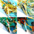Marble Texture Nail Foil Transfer Stickers, Colorful Oil Painting Designs Nail Foil Decals for Women Girls DIY Tips