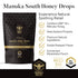 Manuka Honey Drops UMF 15+ / MGO 514+ & Propolis Drops, Natural Ingredients, Soothing Lemon & Honey Flavor - 25 Drops