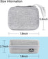 RAIACE Hard Storage Case for Diabetic Supplies, Fits Glucose Meter, Insulin Pen, Blood Sugar Test Strips, Gray