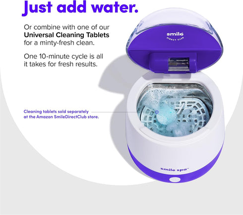 SmileDirectClub Ultrasonic and UV Cleaning Machine, Smile Spa for Aligners, Retainers, Toothbrush Heads, and More