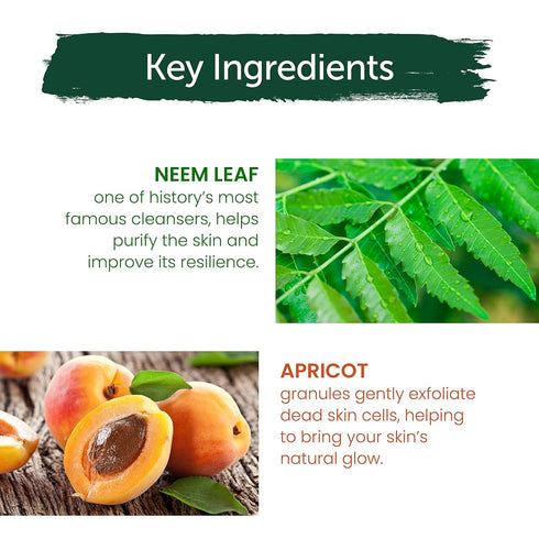 Himalaya Purifying Neem Scrub for Deep Clean, Exfoliate & Purifies Skin, 5.07 oz