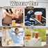 Qinsihwn 20 oz Lids,25 Sets Clear Plastic Cups with Strawless Sip Disposable Iced Coffee Cups with Lids,Disposable