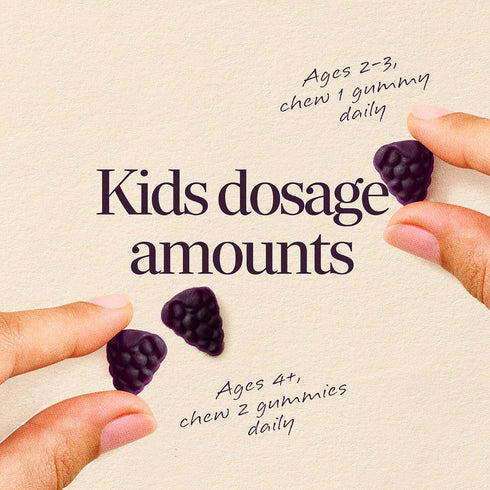 Immune Gummies Immune Gummy 2+*, 60 Gummies Natures Way Sambucus Kids Elderberry with Black Elderberry Extract, Daily