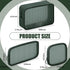 Weewooday 4 Pcs Mesh Makeup Bag Mesh Cosmetic Bag Travel Toiletry Bag Pouch with Zipper Mini Portable Makeup Cosmetic Travel Toiletry Purse Bag for Daily Accessories (Olive Green,Small, Large, Medium)
