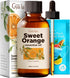 Set Set 2x4 oz Sweet Orange Essential Oil for Diffuser & Lavender Essential Oil for Diffuser - Aromatherapy Grade