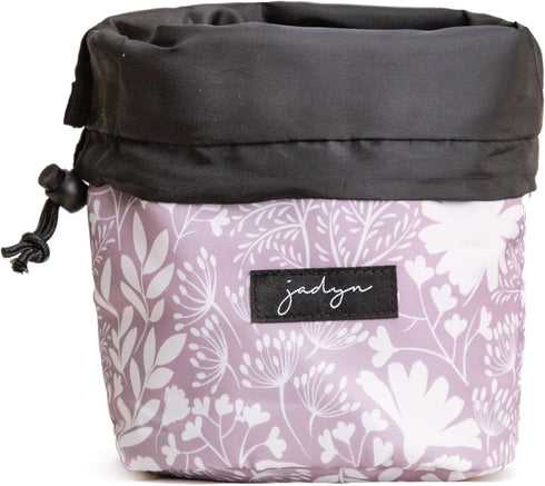 Jadyn Cinch Top Compact Travel Makeup Bag, Cosmetic Organizer for Women (Dusty Lavender)