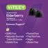 Sambucus Elderberry Gummies for Adults & Teens + Zinc & Vitamin C - Vegan, Gluten Free, Chewable Berry Flavored Gummy