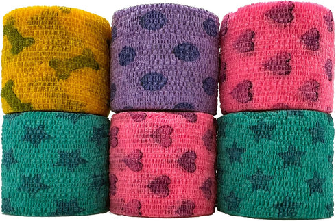 OVIK Health PetFlex Pet Pack Flexible Self-Adhering Elastic Bandage for Wound Care