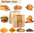 Sublaga 40 13.78x8.27x3.54 48Pcs Packaging (40) Pcs Bread Bags for Homemade Bread With Window Sourdough, in, Paper