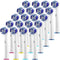 Replacement Brush Heads for OralB Braun, Pack of 20, Professional Electric Toothbrush Heads, Precision Refills for