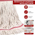 MATTHEW CLEANING Heavy Duty Mop Head Replacement for General and Floor Cleaning, Pack of 3