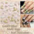 RODAKY 54PCS Cross Nail Charms, Gold Cross Charms for Nails, 3D Planet Nail Art Jewelry