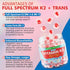 K2 Gummies MK-7 200 MK-4 500 2-IN-1 K2 Immune,1Pack Vitamin mcg & mcg for Women & Men Sugar Free, Perfect Full Spectrum