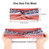 MarchQueen Boho Headbands for Women, Vintage Print Twisted Hair Bands, Stretchy Criss Cross Turban Headwrap (Boho-6pcs)