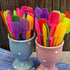 Mini Gelato Taster Spoons, Plastic Multicolor, 150 per Package