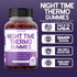 Night Time Fat Burner Gummies (60 Count) Weight Loss & Metabolism Gummies - Sugar Free Raspberry Flavor