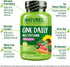 NATURELO One Daily Multivitamin for Women 50+ (Iron Free) - Menopause Support - Whole Food Supplement - Non-GMO - 120