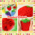 10 Pieces Fruit Dish Scrubber, Non Scratch Double Layered Kitchen Sponge, No Odor for Washing Dishes, Cookware, Tubs,