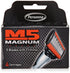 M5 Magnum 4 Count Razor Cartridge Blades with Trimmer (2 Pack)