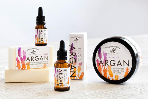 Pre De Provence Moroccan Argan Oil for Skin, Face, Hair, & Nails (1 oz) - Lavender