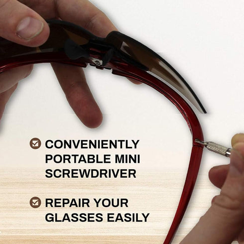 5 in 1 Mini Precision Optical Keychain Screwdriver for Glasses, Jewelry, and Watch Repair