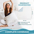 Washable Underpads 34”x36” (2 Pack), 4-Layers Waterproof Bed Pads for Incontinence, Bedwetting, and Pet Accidents