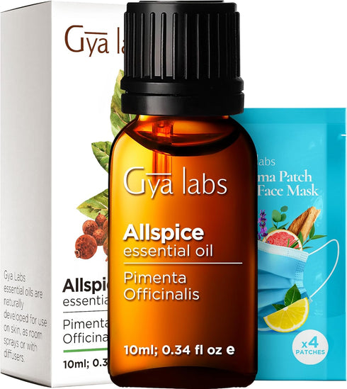 Gya Labs Allspice Essential Oil - 0.34 Fl Oz 100% Pure Natural Oil for Diffuser, Skin, and Candle Making