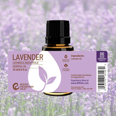 Rocky Mountain Oils Purify Lavender Essential Oil - Organic, Diffuser Oil, Frankincense, Sage oil Pure Essential Oils for Diffuser and Aromatherapy, Perfect for Hotel, Spa, Sleep Diffuser Oil