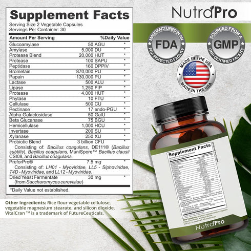 Complete Gut Health for Women and Men, Probiotic, Prebiotic, Postbiotic & Digestive Enzymes for Gut Support