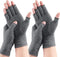 2 Pairs Arthritis Compression Gloves, Provide Support Warmth for Carpal Tunnel, Fingerless Compression Gloves