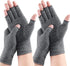 2 Pairs Arthritis Compression Gloves, Provide Support Warmth for Carpal Tunnel, Fingerless Compression Gloves