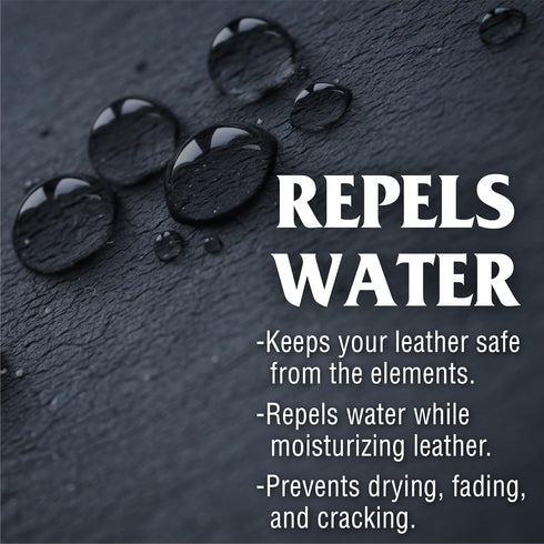 Cleaner and Conditioner (16 oz) - Water-Repellant Leather Conditioner for Sofa, Boot, or Furniture Cleaner