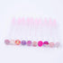 i-Laesh 20 Pcs Lash Brush Eyelash Brushes, Spoolies Cleaning Mascara Wands, Disposable Makeup Tool Set, Pink Mix