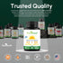 ForestLeaf Vitamin D3 + K2 (MK7) Supplement, 5000 IU Max Absorption, 60 Veggie Capsules for Bone Health