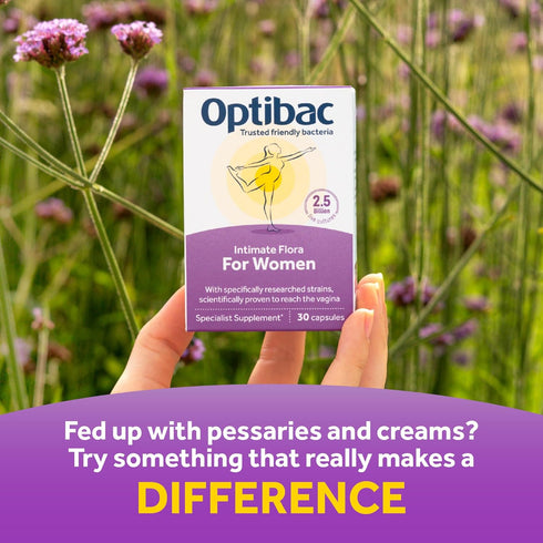 Optibac Probiotics For Women - Vegan Probiotic, 2.5 Billion CFU, 30 Capsules, Support Vagina Flora and Urinary Tract