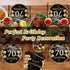 240 Pcs 70th Birthday Decorations, Birthday Party Tableware, Plates, Napkins, 9oz Cups for 30 Guests